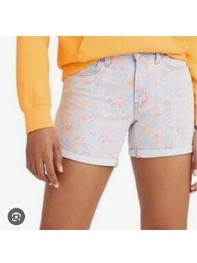 LEVI'S | MID LENGTH Jean SHORTS CAITLYN FLORAL Sz 24